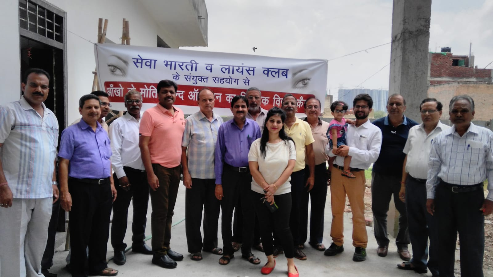 Volunteers engaging with community members